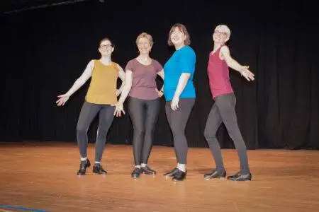 adult tap recital photo 2023