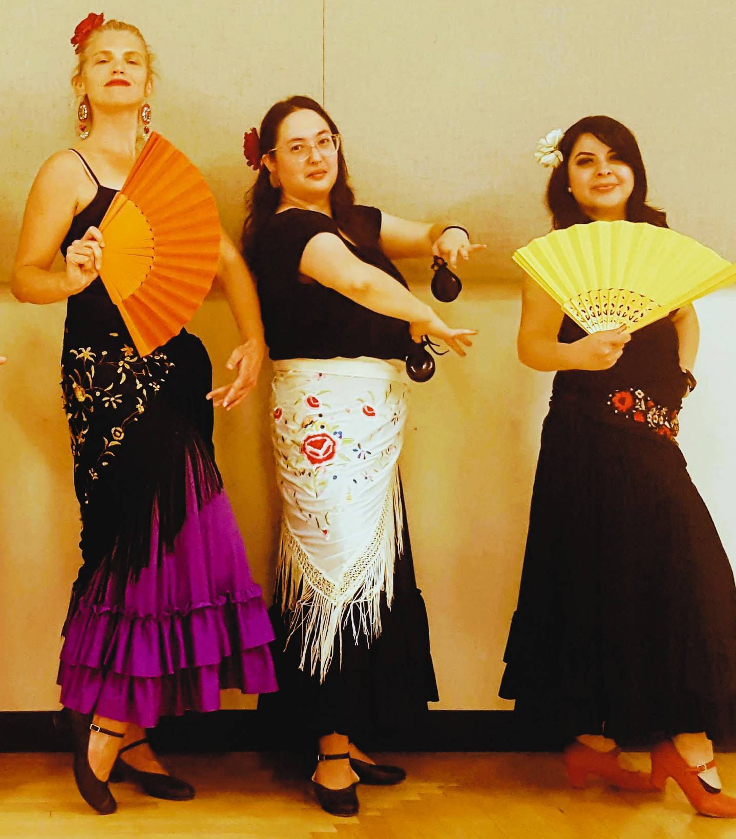 flamencostudentsedit Flamenco dance students at ADI Seattle & Shoreline WA